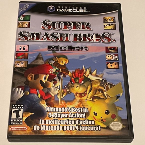 Super Smash Bros Melee Nintendo GameCube Complete in Box - Picture 1 of 3